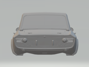 Lancia fulvia 3D Print Model