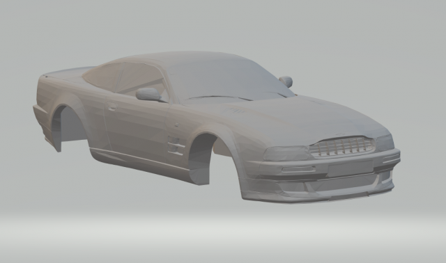 Aton martin v8 vantage 3D Принт Модель .c4d .max .obj .3ds .fbx .stl .blend 