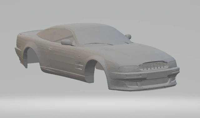 Aton martin v8 vantage 3D Print Model .c4d .max .obj .3ds .fbx .stl .blend 