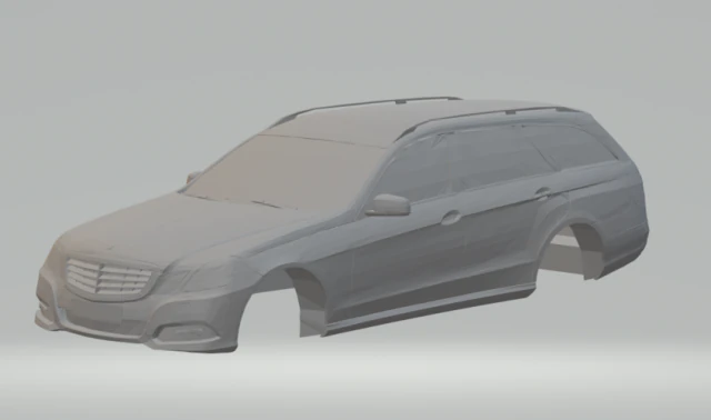 mercedes classe e touring 3D Print Model .c4d .max .obj .3ds .fbx .stl .blend 