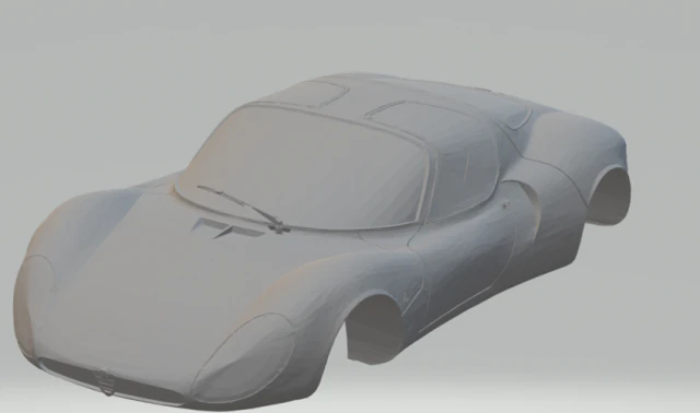 alfa romeo alfa 33 3D Print Model .c4d .max .obj .3ds .fbx .stl .blend