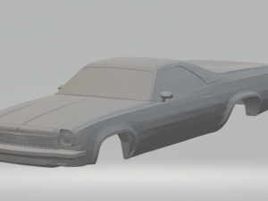 chevrolet el camino slot car 3D Print Model