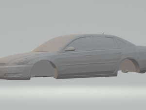 chevrolet impala 2008 Modelo de impresión 3D