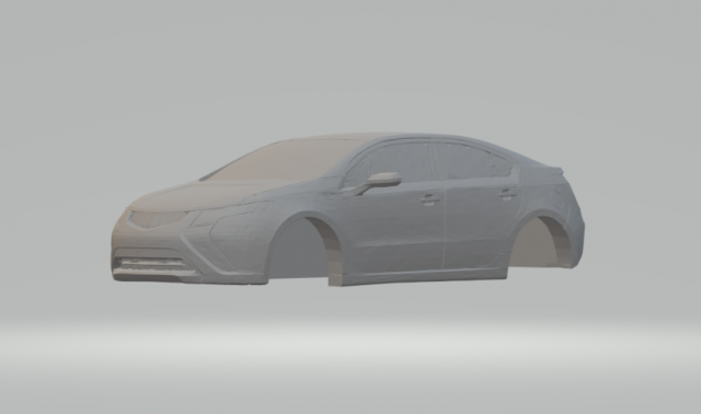 opel ampera gm volt 3D प्रिंट मॉडल .c4d .max .obj .3ds .fbx .stl .blend 