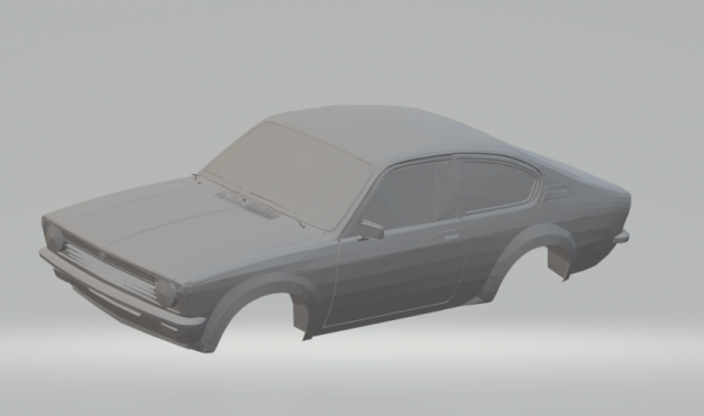 kadett c german cars 3D प्रिंट मॉडल .c4d .max .obj .3ds .fbx .stl .blend 