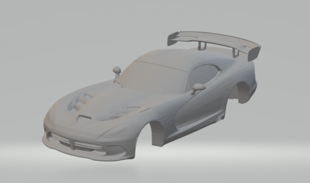 dodge viper acr 3D-printmodel .c4d .max .obj .3ds .fbx .stl .blend 