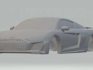 audi r8 2019 3D Принт Модель
