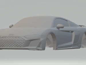 audi r8 2019 3D Print Model