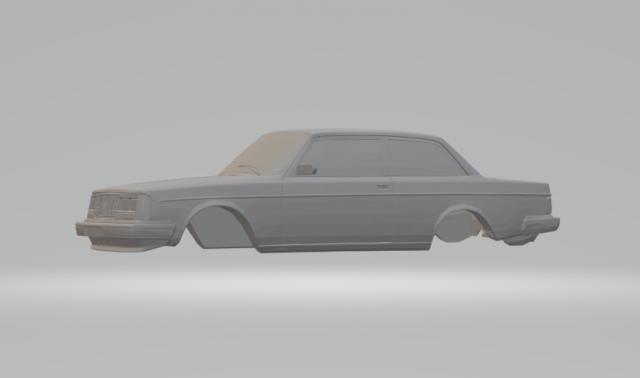 volvo 242 3D 打印模型 .c4d .max .obj .3ds .fbx .stl .blend 