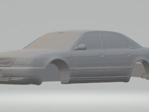 audi a8 sedan slotcar Modello di stampa 3D