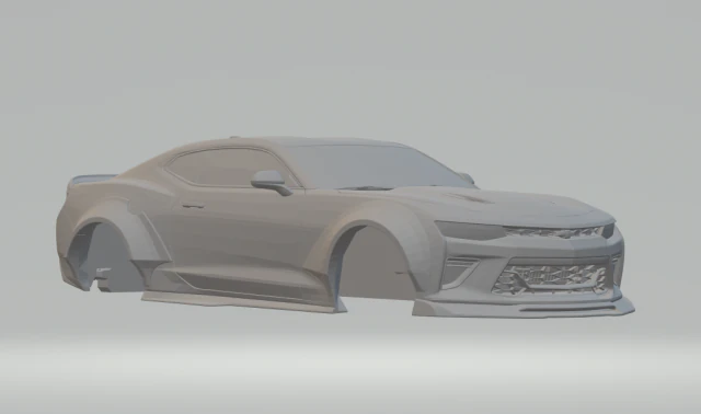 chevrolet custom camaro ss 2016 3D Print Model .c4d .max .obj .3ds .fbx .stl .blend