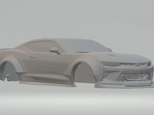 chevrolet custom camaro ss 2016 Modelo de impresión 3D