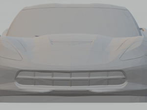 chevrolet corvette stingray 2015 Modello di stampa 3D