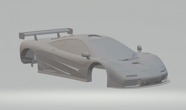 mclarenf1lm1995 Model Cetak 3D .c4d .max .obj .3ds .fbx .stl .blend