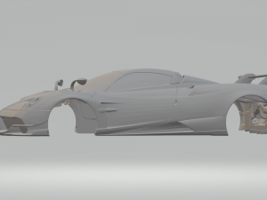 pagani huayra bc roadster drago viola 2019 3D Baskı Modeli