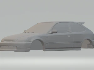 Honda civic type r 00 3D Print Model