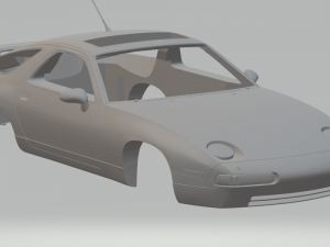 porsche 928 gts 3Dプリントモデル