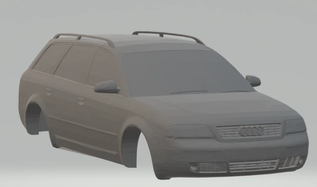 audi a6 c5 avant 2002 3D Print Model .c4d .max .obj .3ds .fbx .stl .blend 