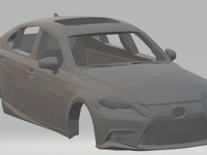Lexus is350 fsport 3D Print Model