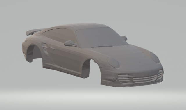 porsche 911 turbo 2012 Model Cetak 3D .c4d .max .obj .3ds .fbx .stl .blend 