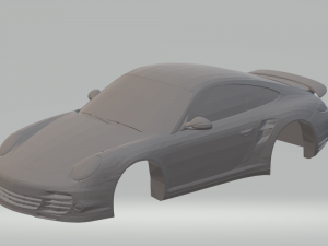 porsche 911 turbo 2012 Model Cetak 3D