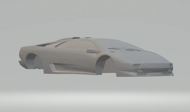 diablo sv 1995 3D Print Model .c4d .max .obj .3ds .fbx .stl .blend 