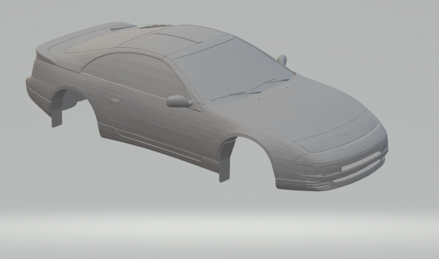 nissan 300zx 92 Modèles 3D en vedette .c4d .max .obj .3ds .fbx .stl .blend 