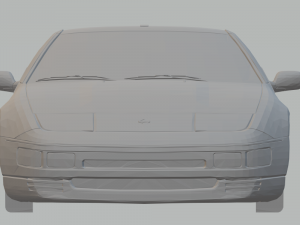 nissan 300zx 92 Modèles 3D en vedette