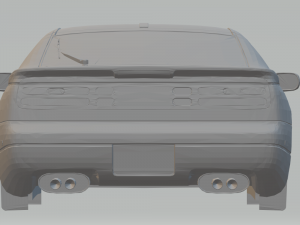 nissan 300zx 92 Modèles 3D en vedette