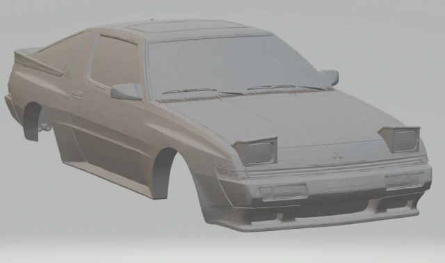mitisubishi starion 88 3D Print Model .c4d .max .obj .3ds .fbx .stl .blend