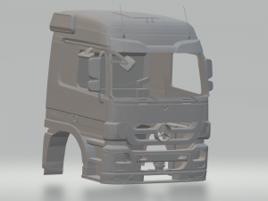 mercedes benz actros 3D Print Model