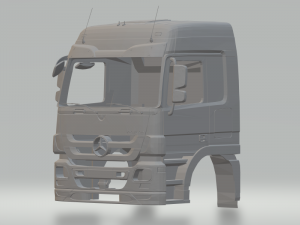 mercedes benz actros 3Dプリントモデル