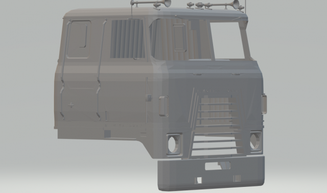 international transtar 1979 3D Принт Модель .c4d .max .obj .3ds .fbx .stl .blend 