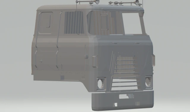 international transtar 1979 3D Print Model .c4d .max .obj .3ds .fbx .stl .blend