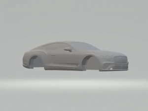 벤틀리 컨티넨탈 GT 2018 3D 프린트 모델