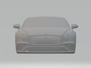 bentley continental gt 2018 3D Baskı Modeli