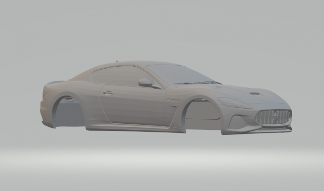 maserat granturismo 18 Model Cetak 3D .c4d .max .obj .3ds .fbx .stl .blend