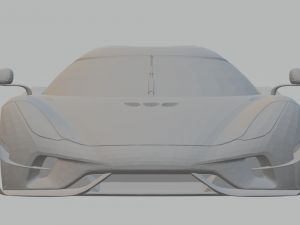 koenigsegg regera 16 3Dプリントモデル