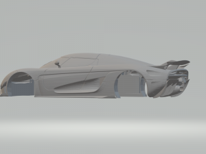 koenigsegg regera 16 3Dプリントモデル