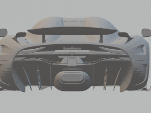 koenigsegg regera 16 3Dプリントモデル