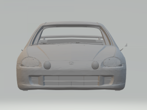 honda crx del sol 3D-Druckmodell