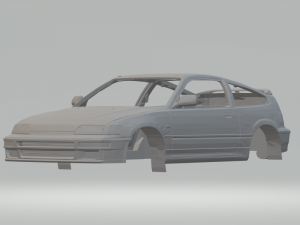 honda civic crx 1991 Modello di stampa 3D