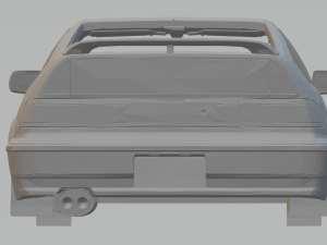 honda civic crx 1991 Modello di stampa 3D