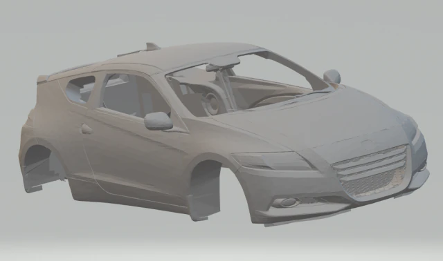 honda crz 2010 3D Print Model .c4d .max .obj .3ds .fbx .stl .blend