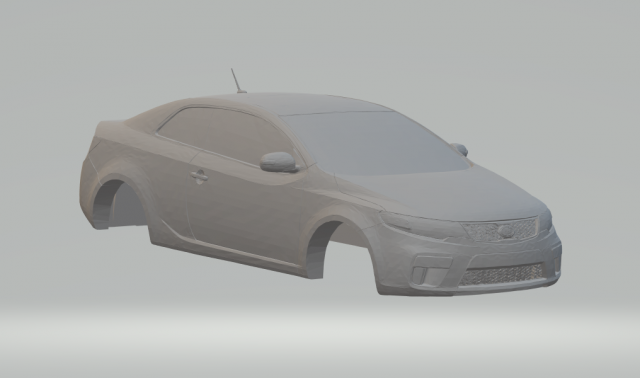 kia forte koup cerato 2013 Model do druku 3D .c4d .max .obj .3ds .fbx .stl .blend 