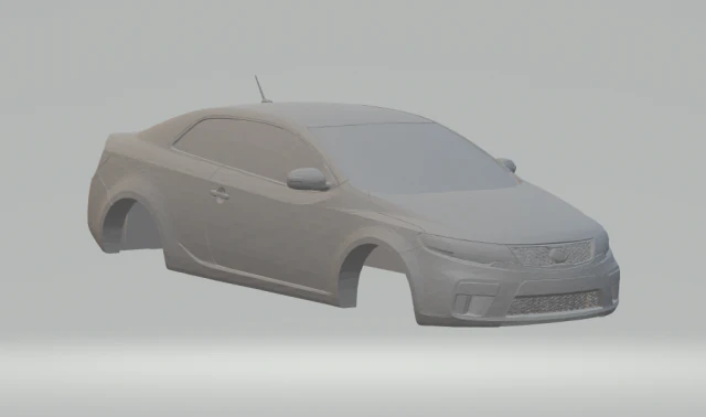 kia forte koup cerato 2013 3D Print Model .c4d .max .obj .3ds .fbx .stl .blend 