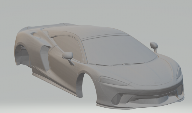 mclaren gt 2020 3D Print Model .c4d .max .obj .3ds .fbx .stl .blend 