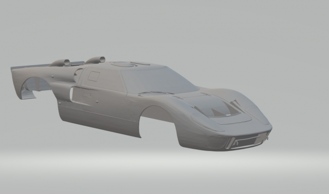gt40 mk1 1966 3D Print Model .c4d .max .obj .3ds .fbx .stl .blend 