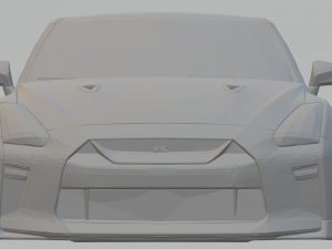 nissan gtr 2017 3D-Druckmodell