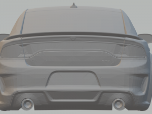 dodge chargerhellcat 2020 3D Принт Модель